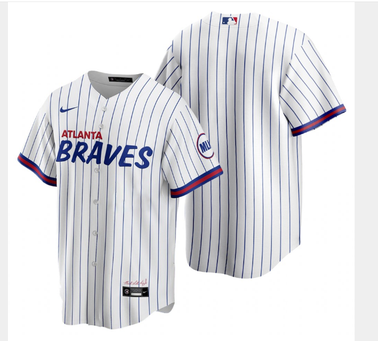 2021 Men Atlanta Braves blank White Game  Nike MLB Jersey->atlanta braves->MLB Jersey